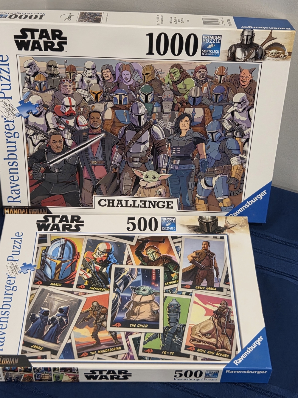 Ravensburger Star Wars The Mandalorian Puzzle Bundle - 1000 and 500 pieces